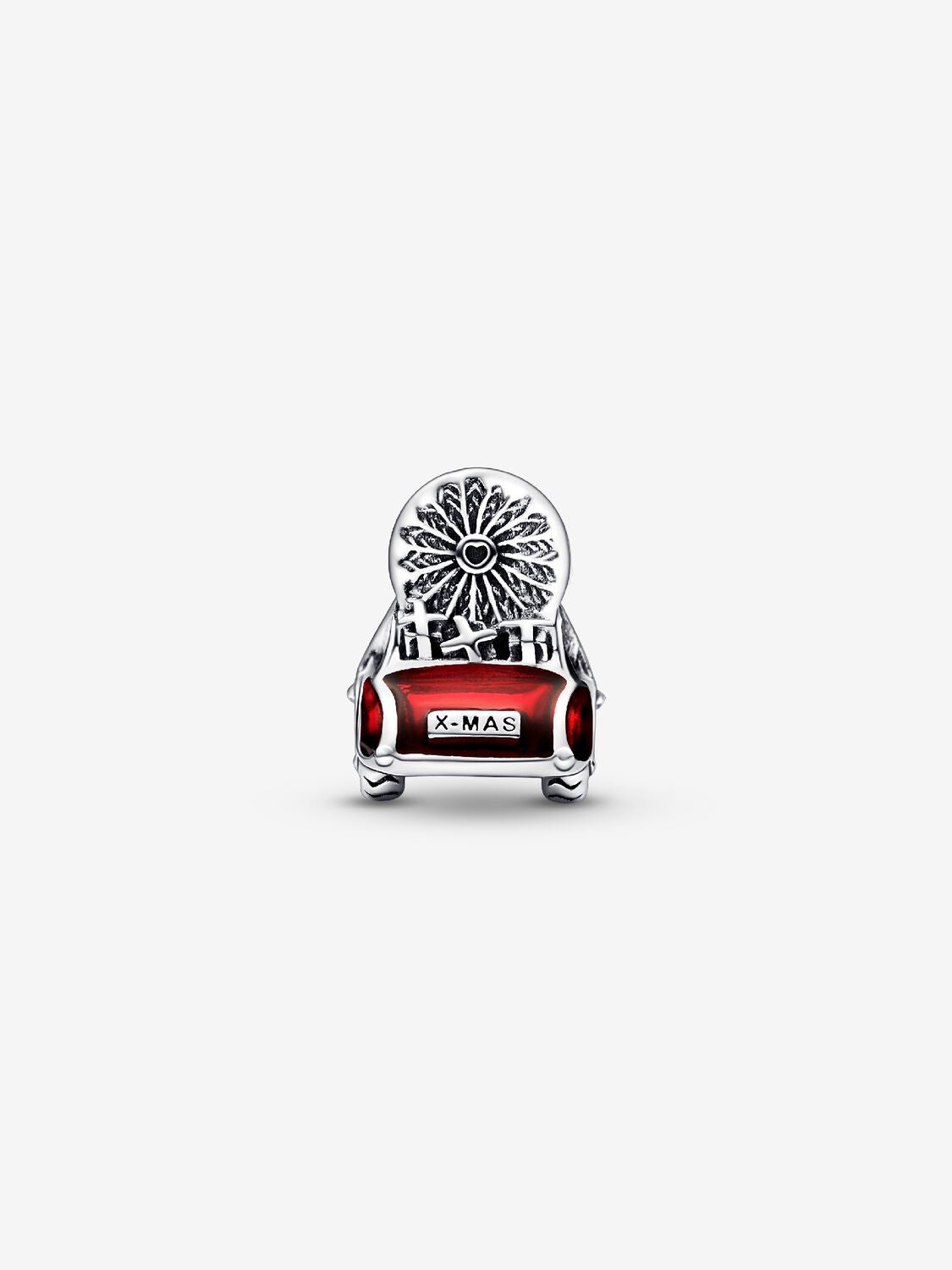 Festive Car & Christmas Tree Charm Sterling silver
