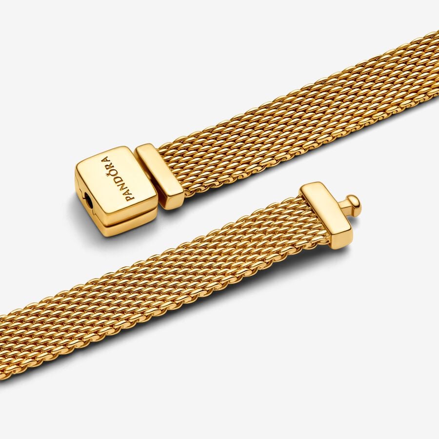 Reflexions bracelet in 14k gold-plated