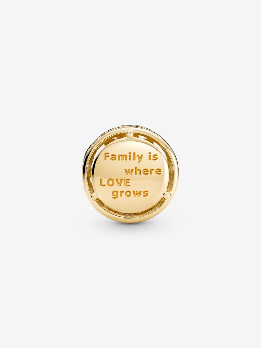 Openwork Family Roots Charm