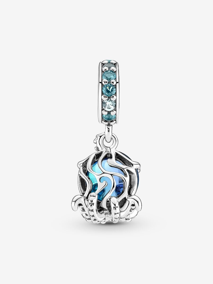 Murano Glass Cute Octopus Dangle Charm
Sterling silver
