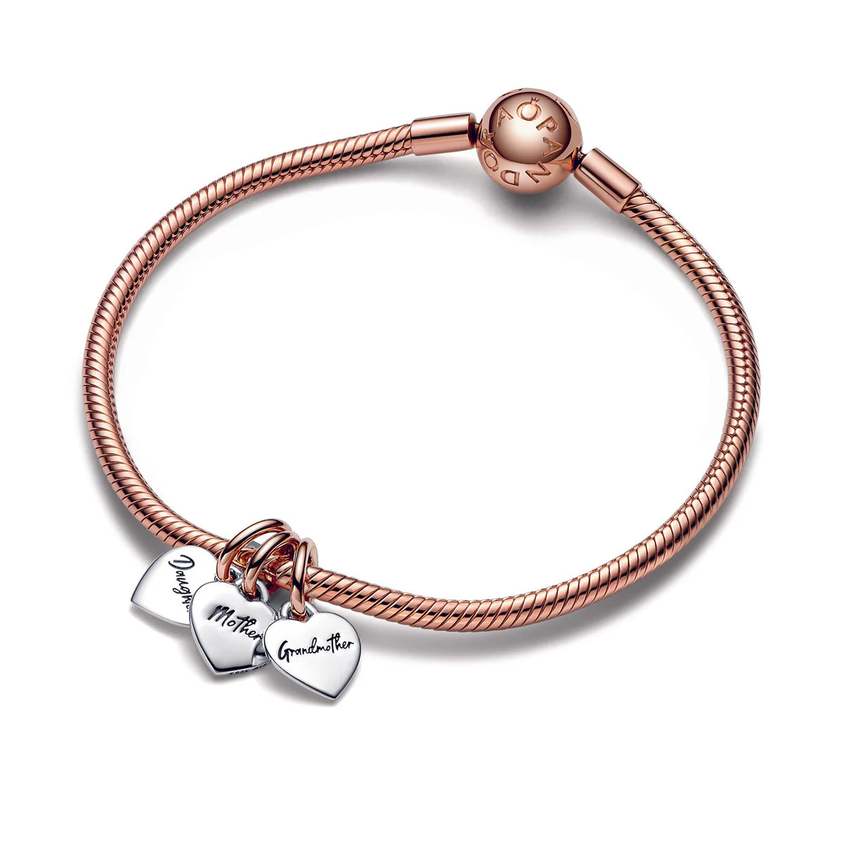 Two-tone Splittable Family Generation of Hearts Triple Dangle Charm
