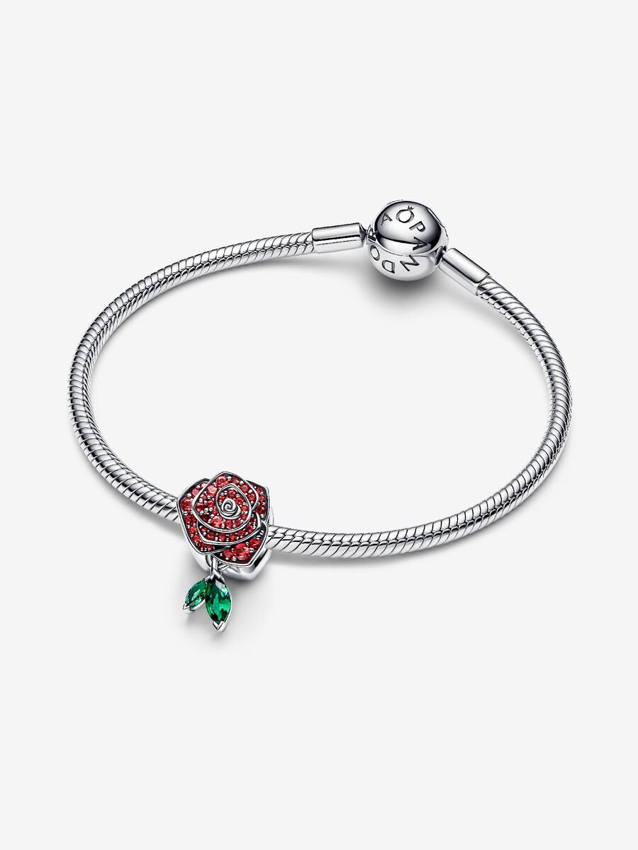 Pandora Sparkling Rose in Bloom Charm