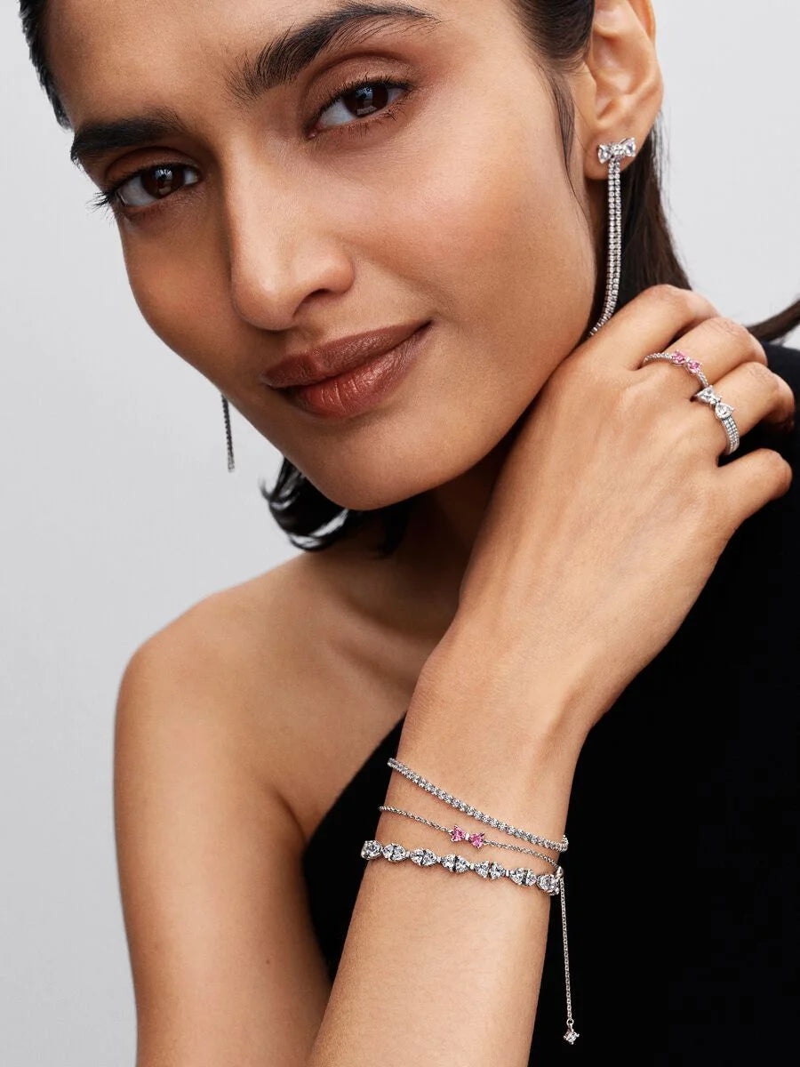 Bow Chain Bracelet
Sterling silver
