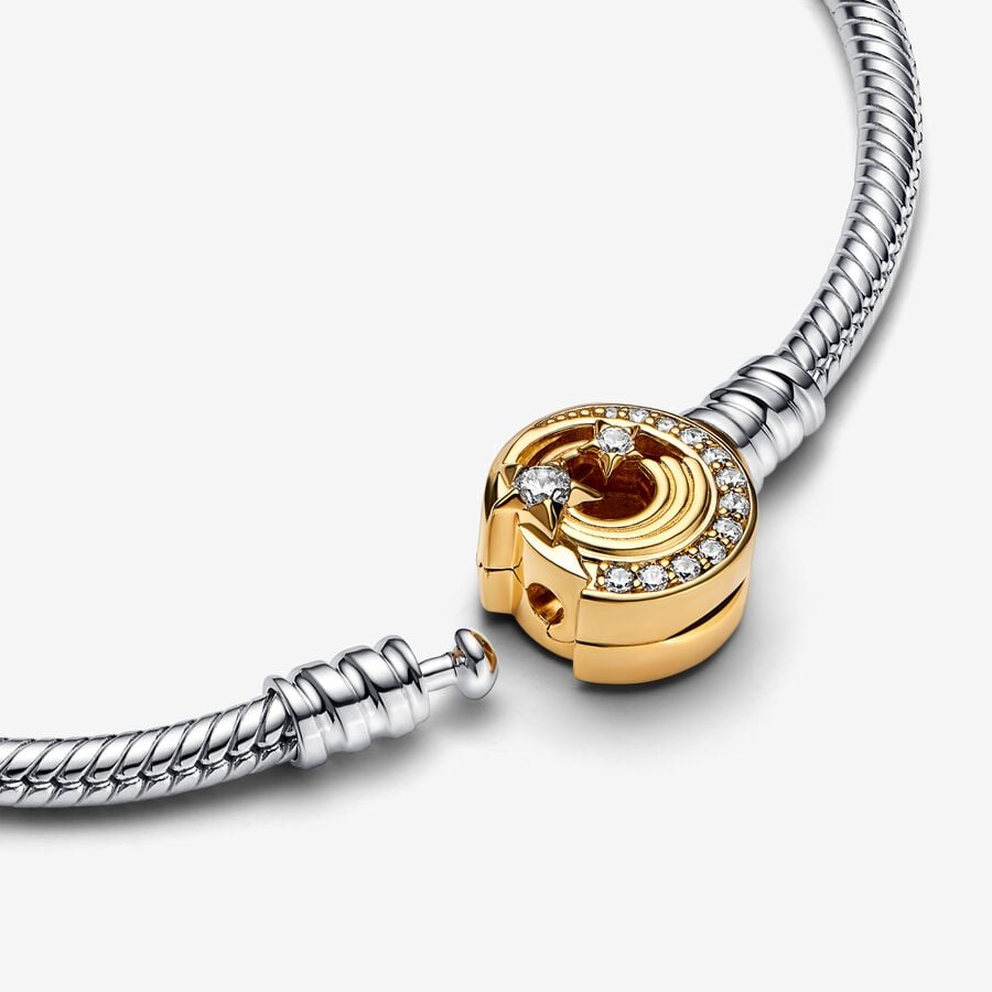 Shooting Star Clasp Snake Chain Braceletp