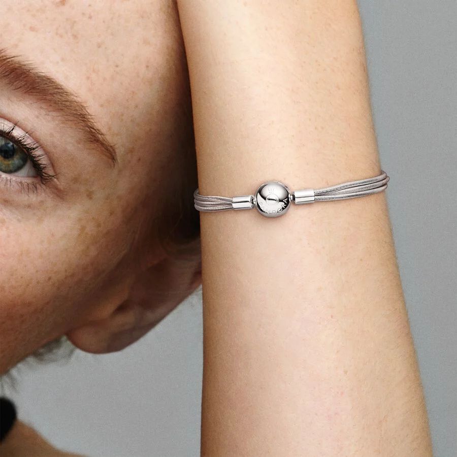 Pandora Moments Multi Snake Chain Bracelet