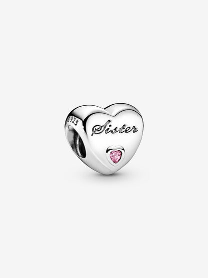 Sister Heart Charm