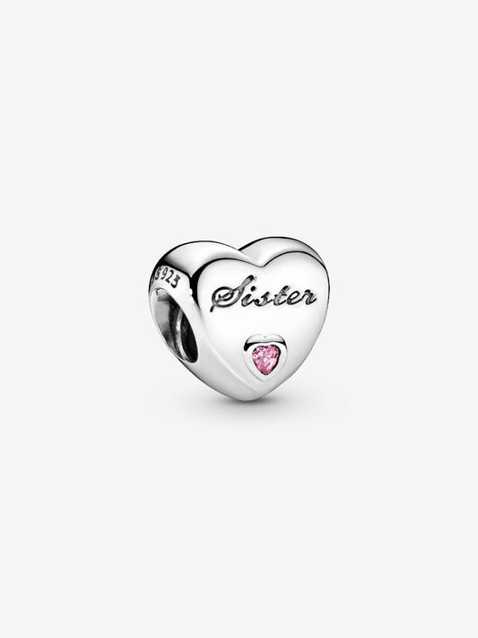Sister Heart Charm