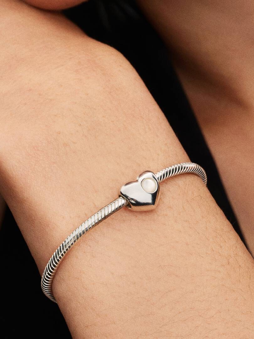 Engravable June Birthstone Heart Charm