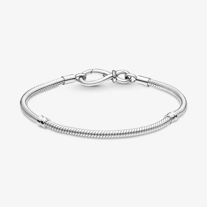 Infinity Knot Snake Chain Bracelet