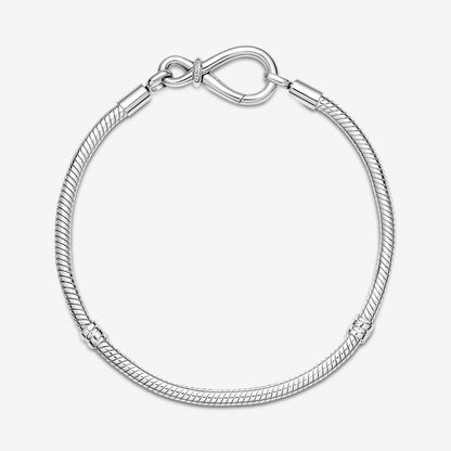 Infinity Knot Snake Chain Bracelet