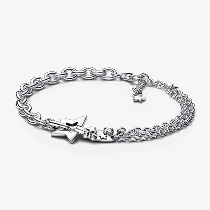 Shooting Star Double Chain Bracelet