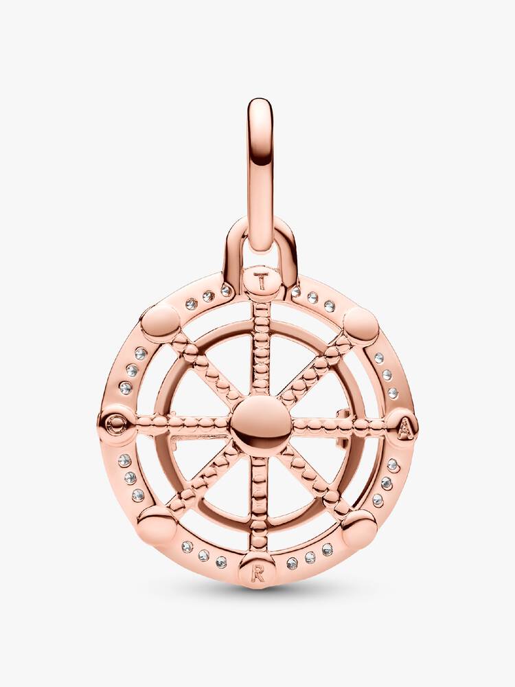 ME Wheel of Fortune Medallion Charm