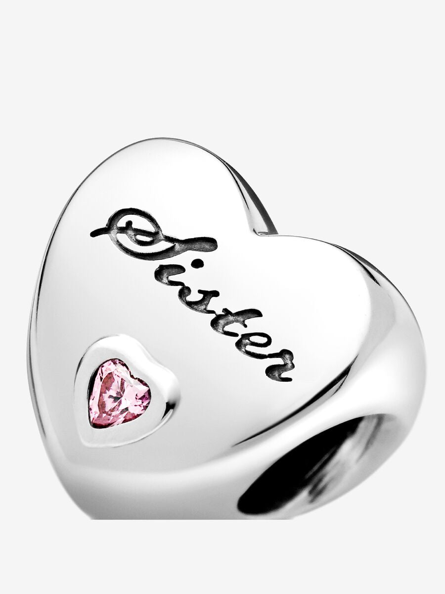 Sister Heart Charm