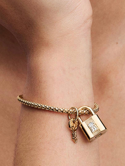 LIMITED EDITION| Padlock & Key Dangle Charm