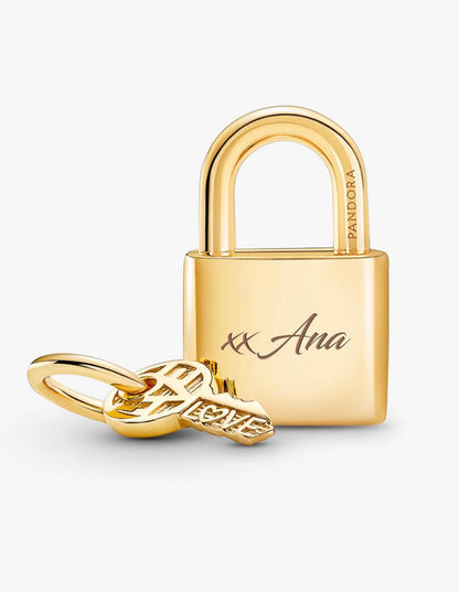 LIMITED EDITION| Padlock & Key Dangle Charm