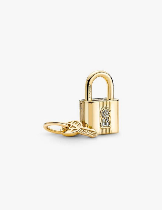 LIMITED EDITION| Padlock & Key Dangle Charm