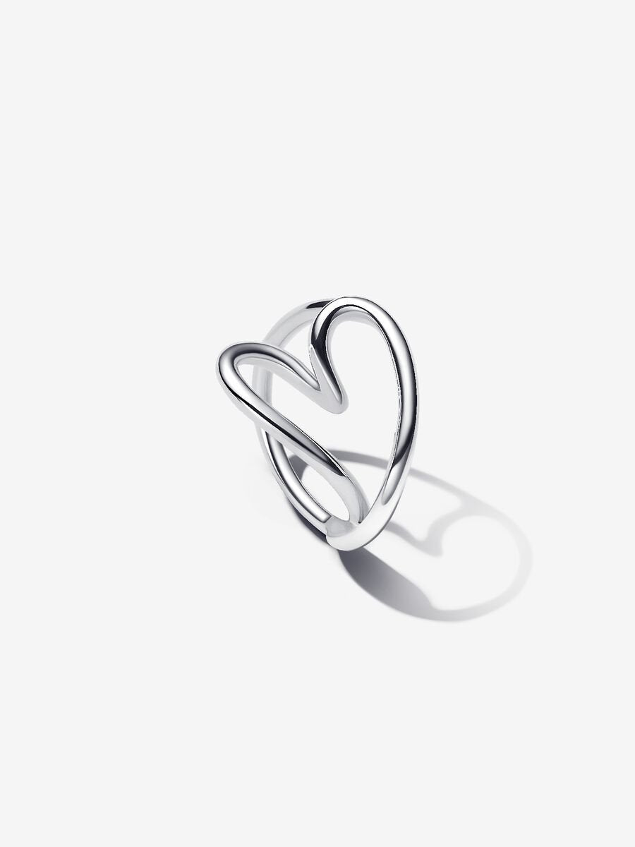 Organically Shaped Heart Ring
Sterling silver