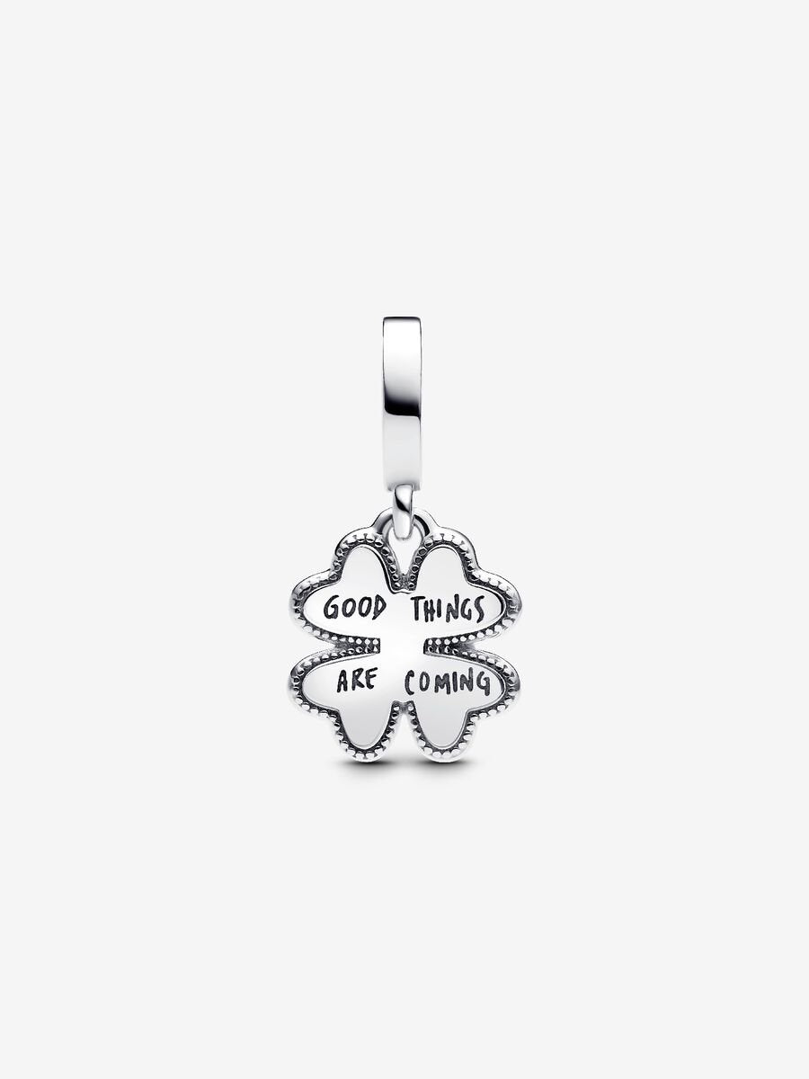 2025 Four Leaf Clover Lab-Grown Diamond Dangle Charm (New)