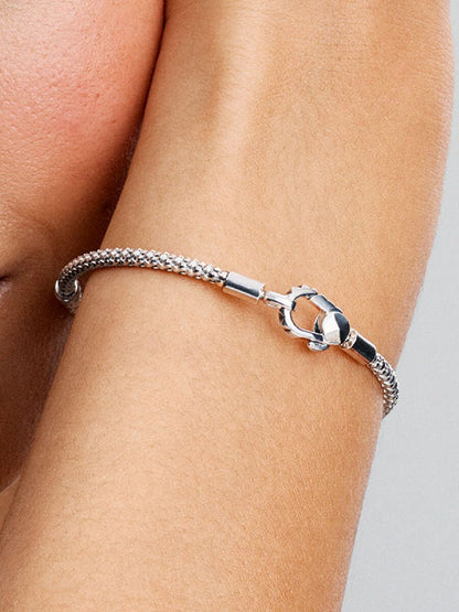Studded Clasp & Chain Bracelet