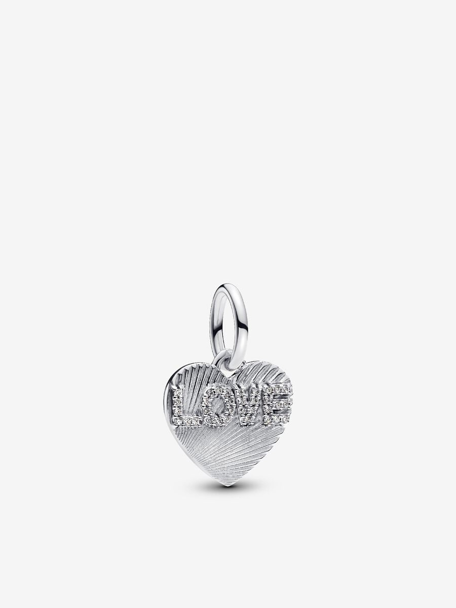 BE LOVE Engravable Love Heart Charm Bracelet Set