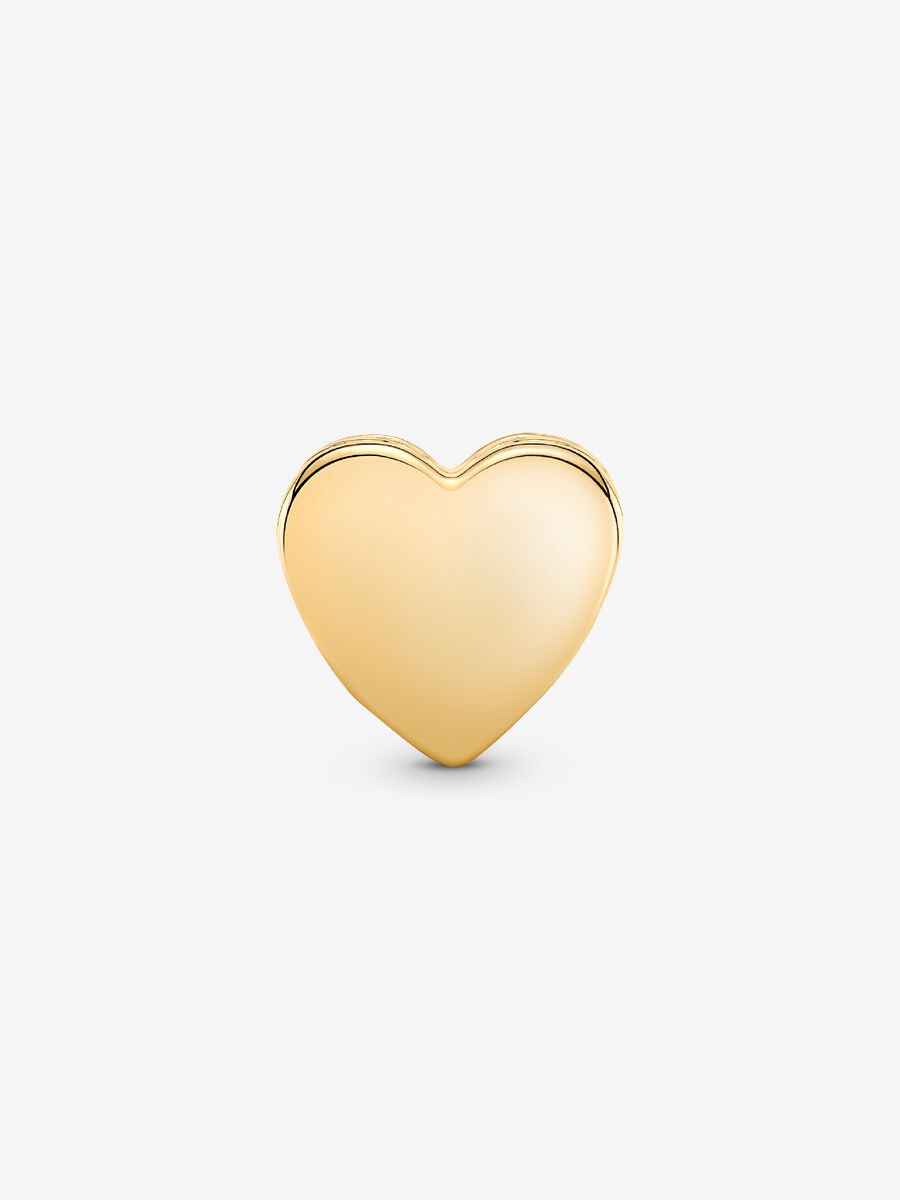 Engravable Heart Charm
14k gold plating