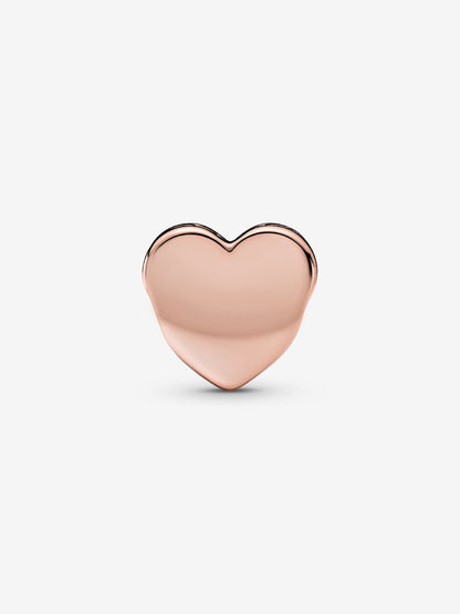 Engravable Heart Charm
14k rose gold plating