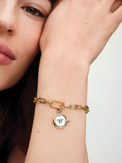 Bee Medallion Charm