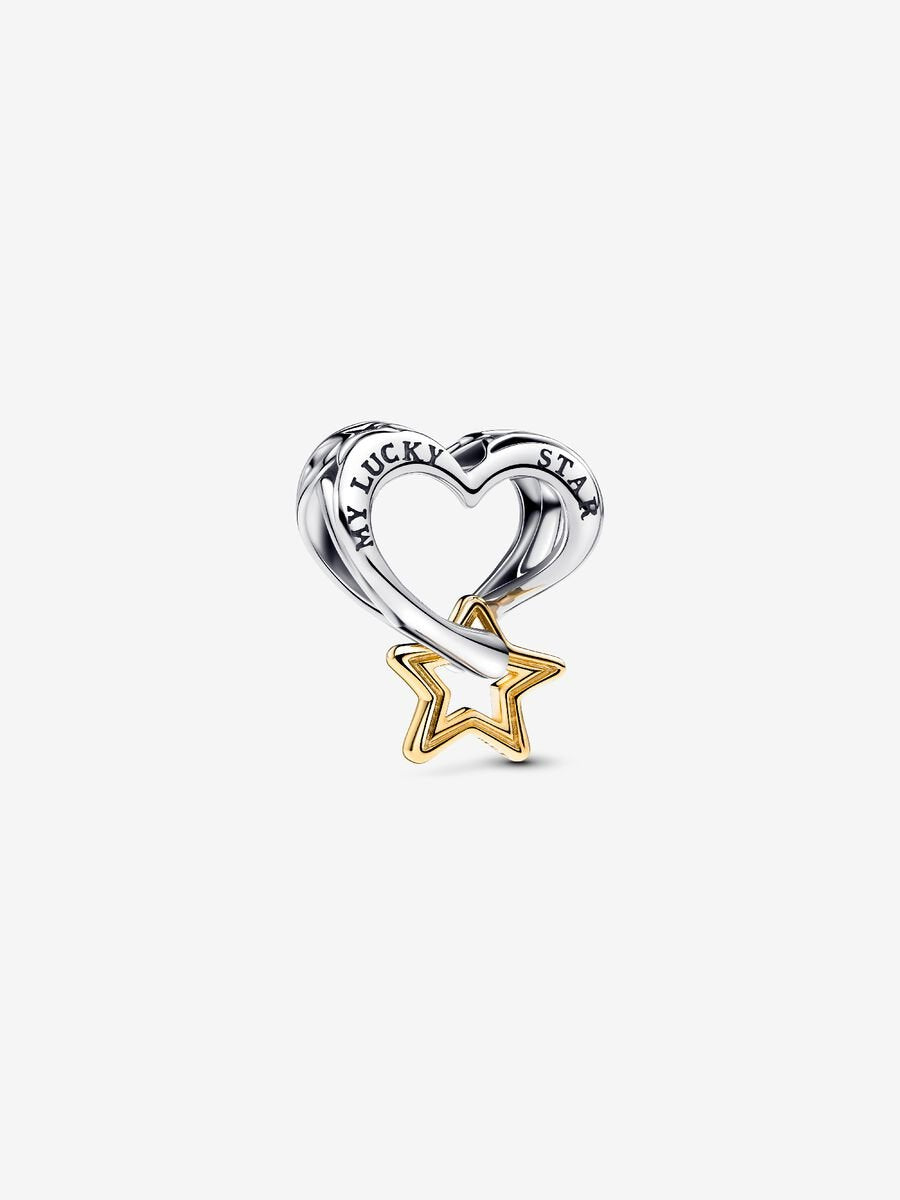 Lucky Star & Heart Charm