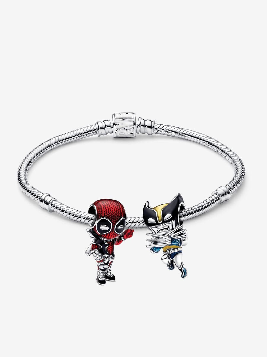 BEST SELLER | Deadpool and Wolverine Charm Bracelet Set