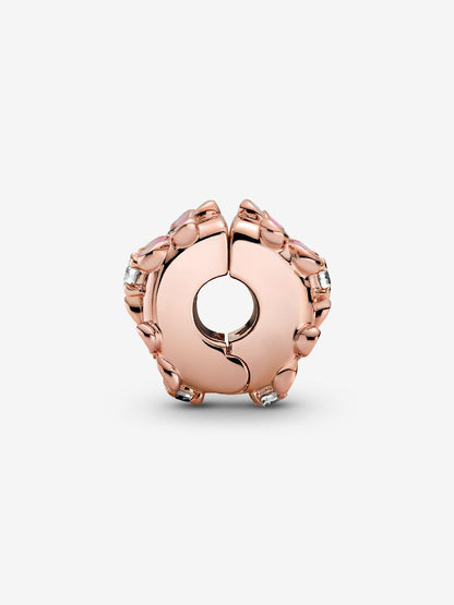 Pink Daisy Spacer Clip Charm
14k rose gold plating