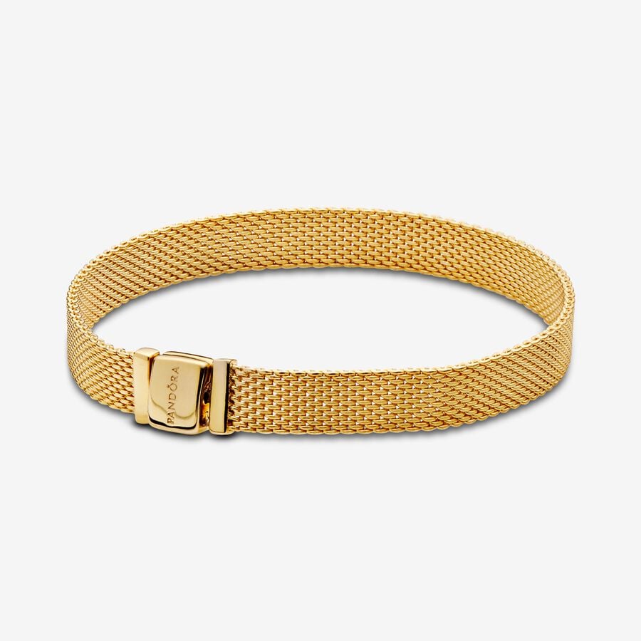 Reflexions bracelet in 14k gold-plated