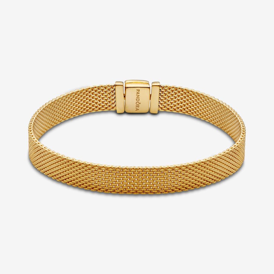 Reflexions bracelet in 14k gold-plated