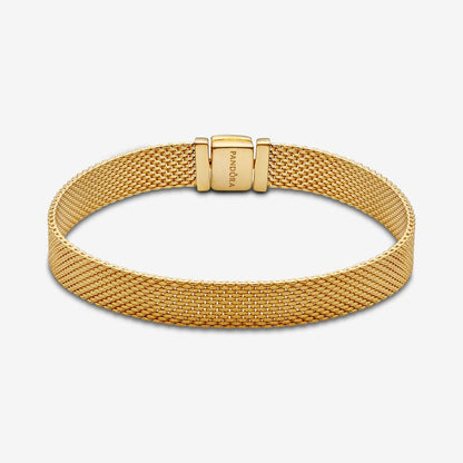 Reflexions bracelet in 14k gold-plated