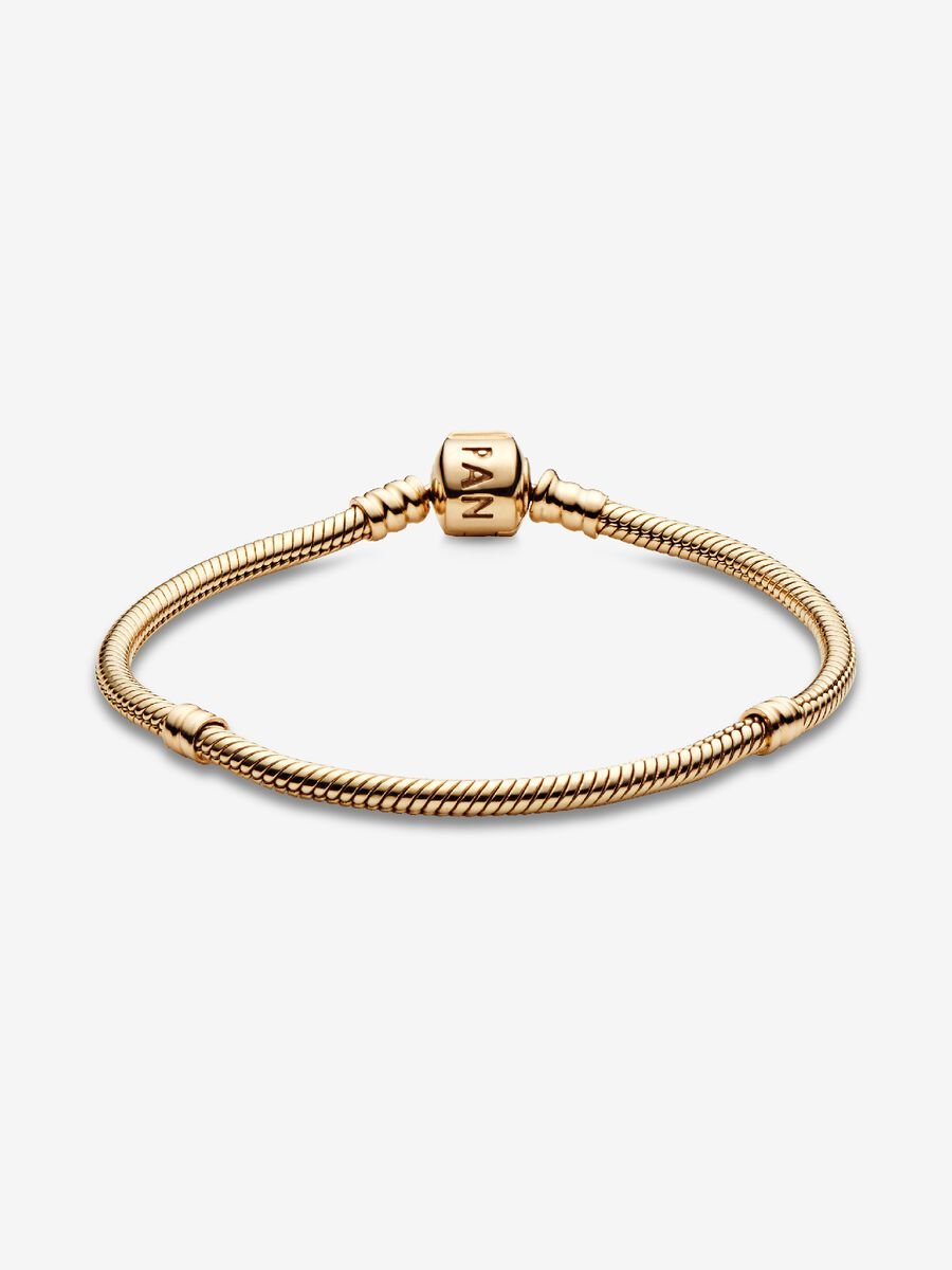 Pandora Moments 14K Gold Snake Chain Bracelet