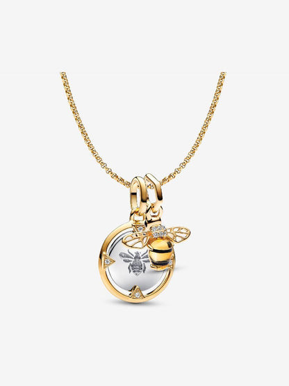 Keeper of the Bees Charm Necklace Set