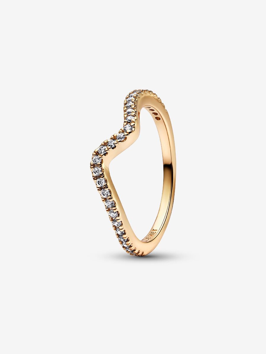 Sparkling Wave Ring