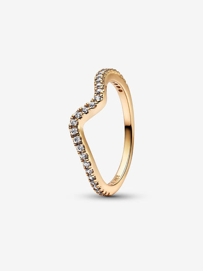 Sparkling Wave Ring