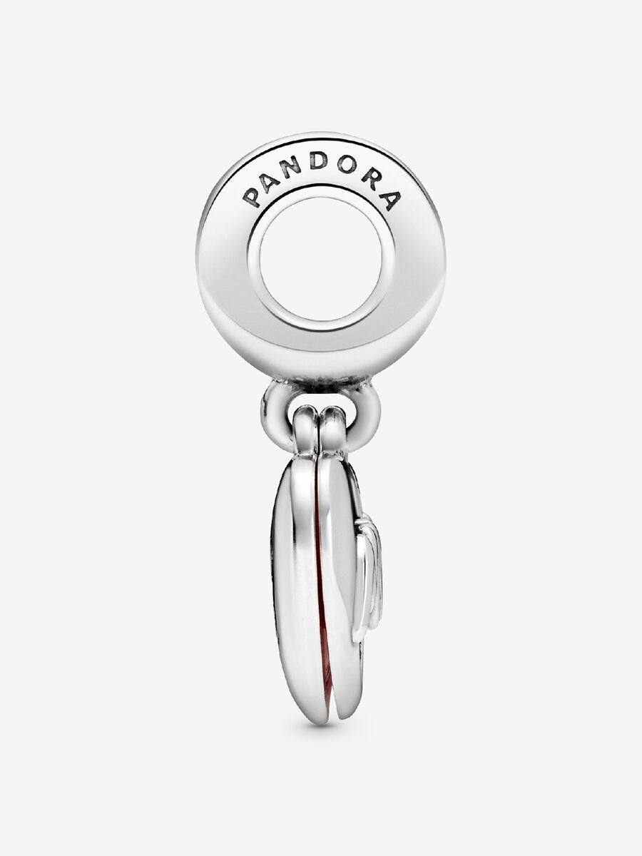 Mom Script Heart Dangle Charm