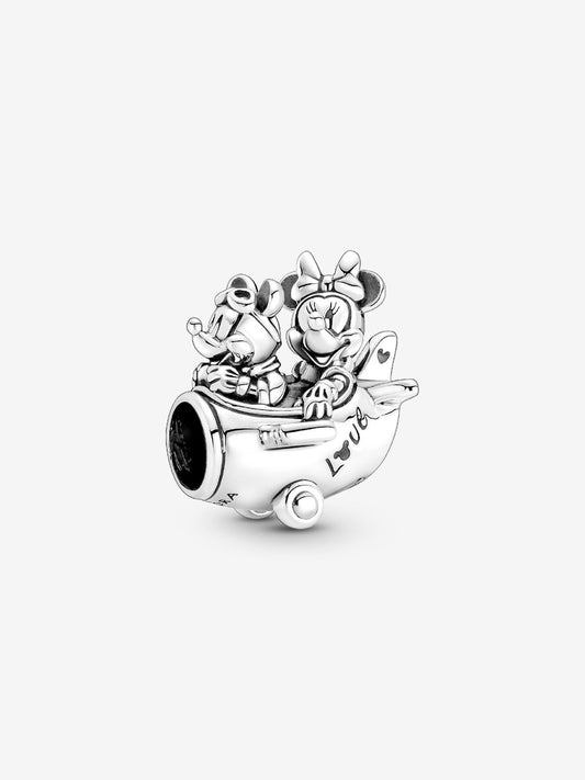 Disney Mickey Mouse & Minnie Mouse Airplane Charm