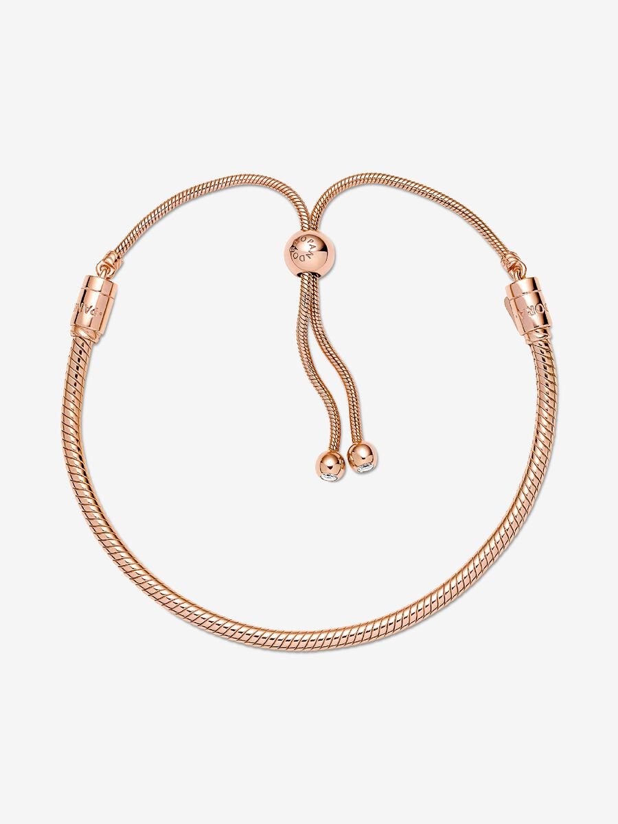 Pandora Moments Snake Chain Slider Bracelet
