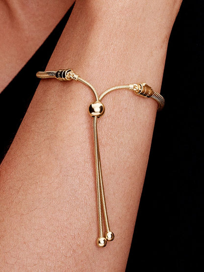 Snake Chain Slider Bracelet
