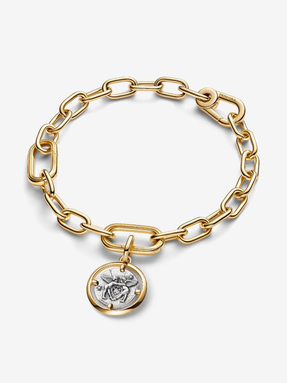 Cupids Medallion Charm
Sterling silver, 14k gold plating