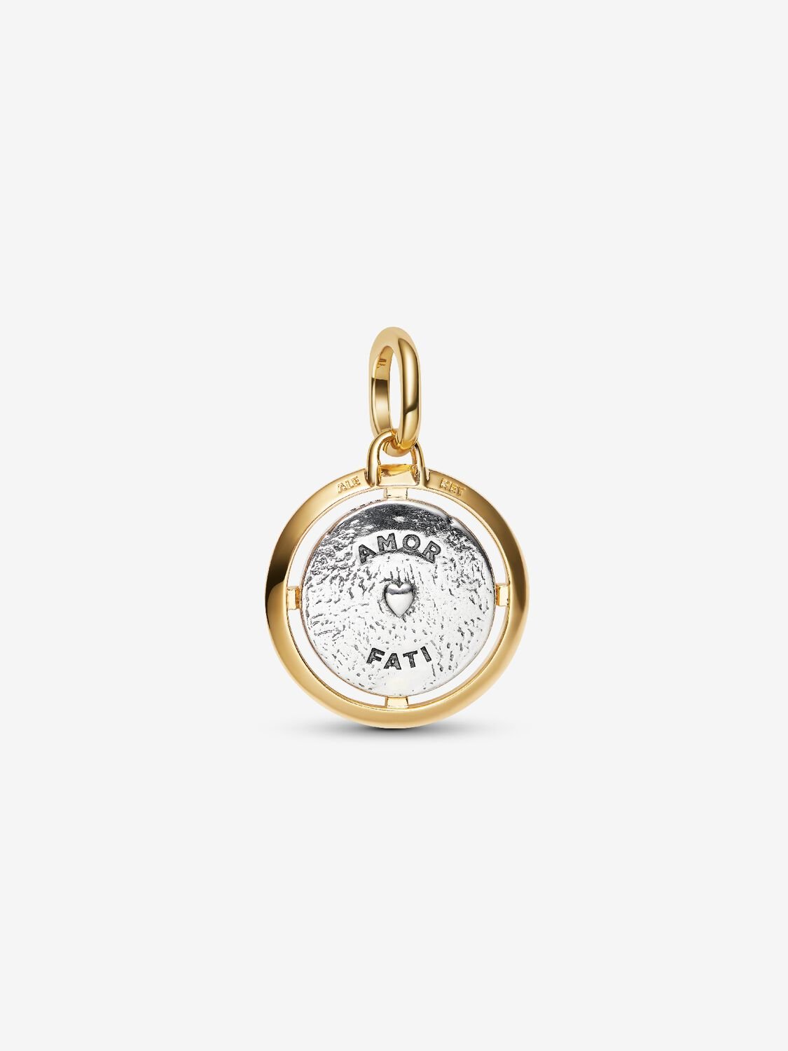 Cupids Medallion Charm
Sterling silver, 14k gold plating