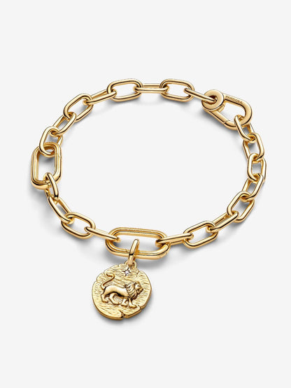 Lion Medallion Charm
14k gold plating