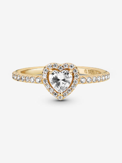 Elevated Heart Ring