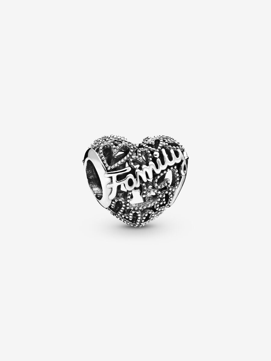 Family Heart Charm
