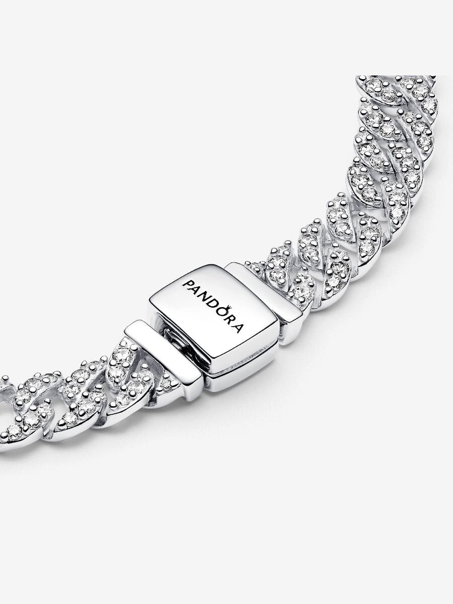 Pandora Timeless Pavé Cuban Chain Bracelet