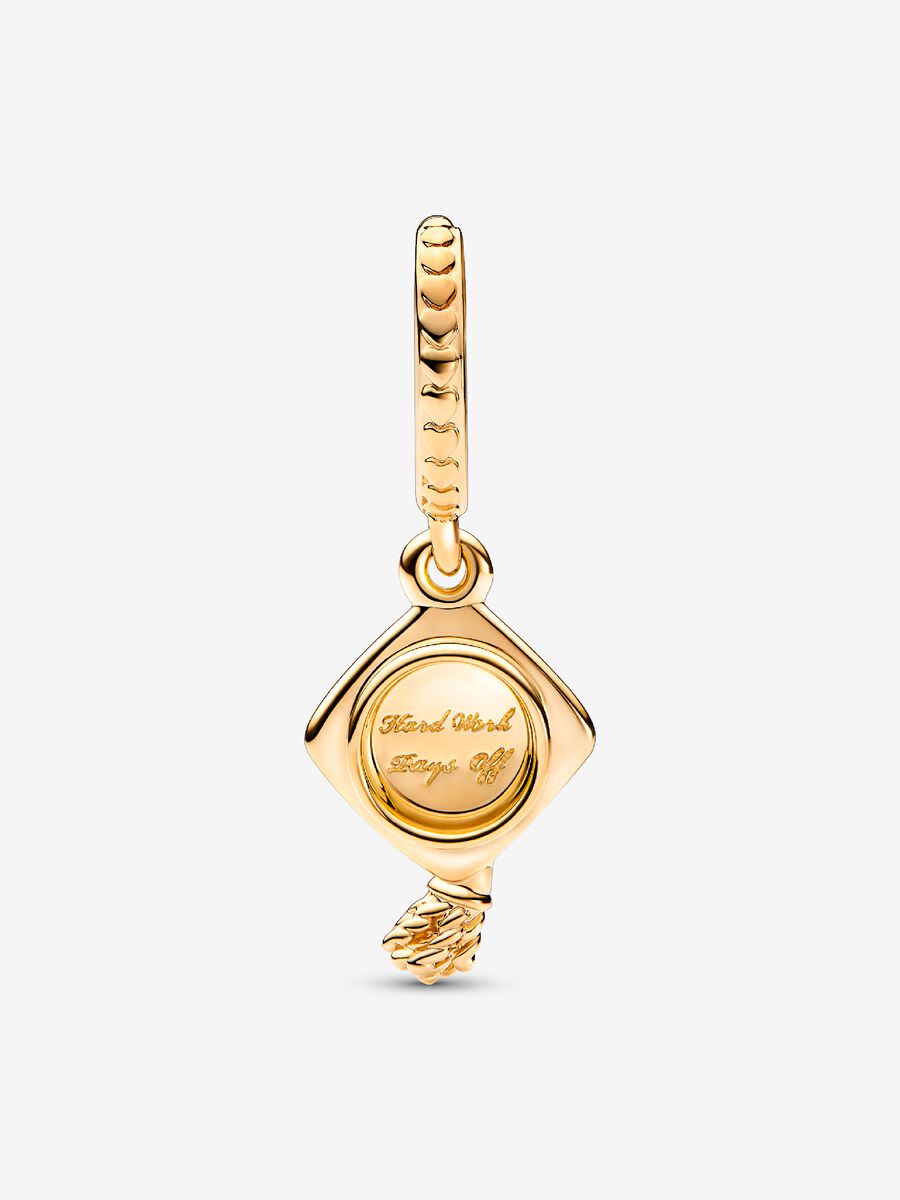 Graduation Cap Dangle Charm
14k gold plating