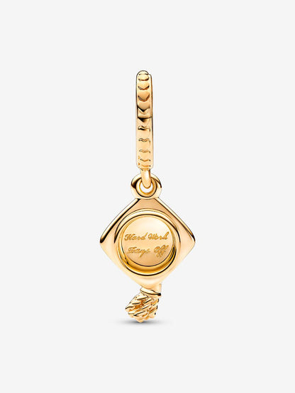 Graduation Cap Dangle Charm
14k gold plating