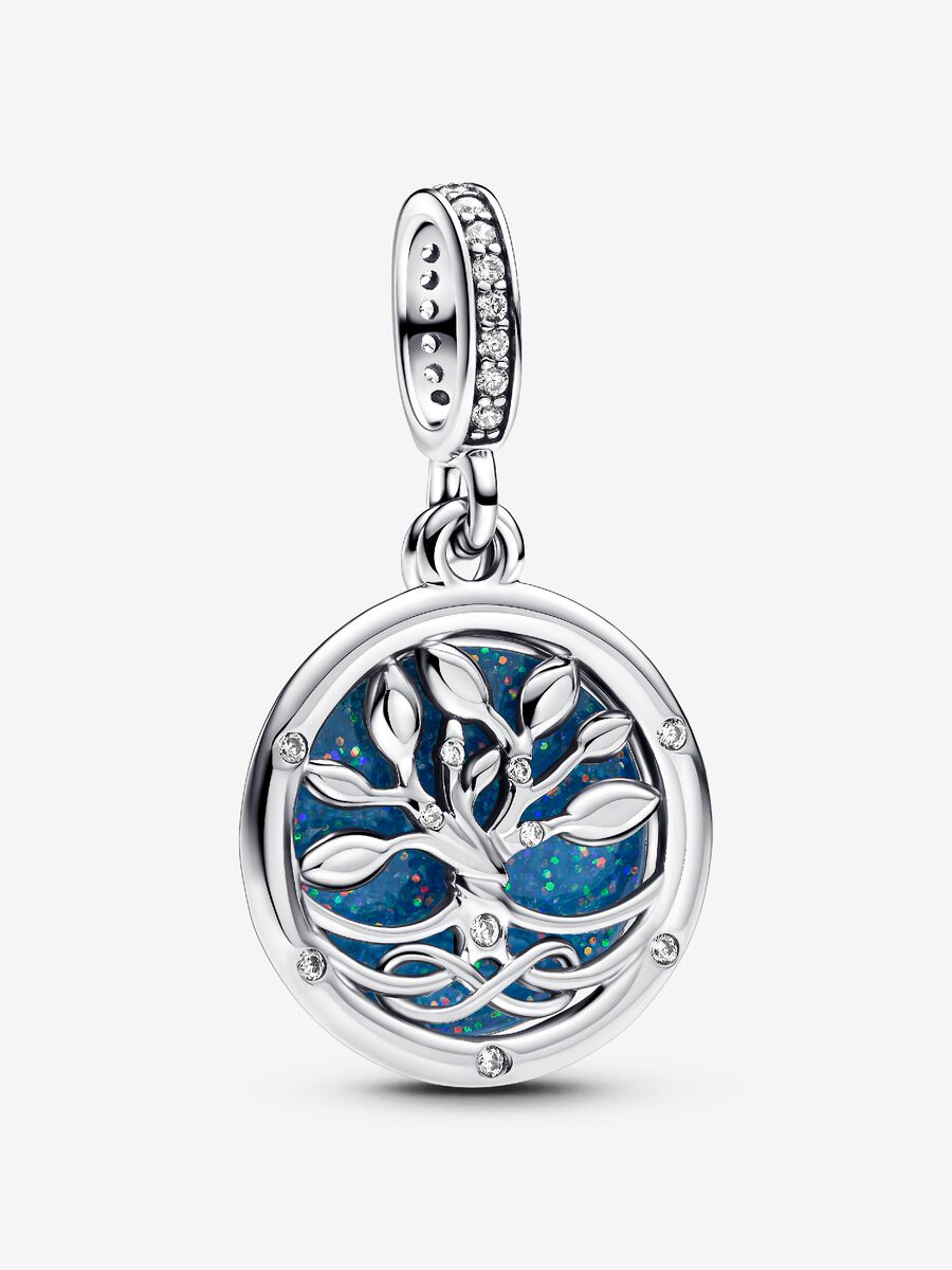 Glow-in-the-dark Infinity Tree Double Dangle Charm